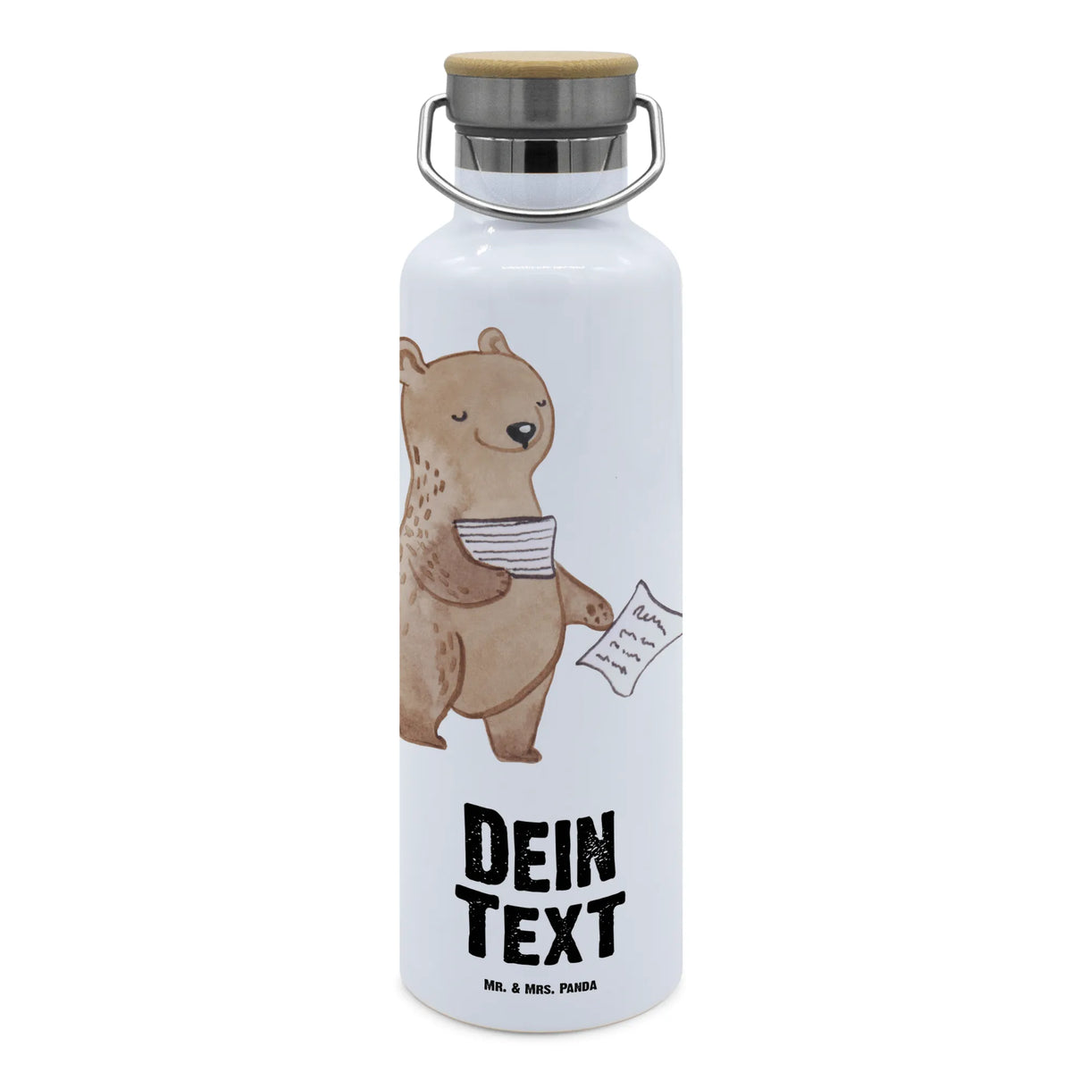 Personalizowana butelka na wodę Syndyk serce Zawód, Wykształcenie, Jubileusz, Pożegnanie, Emerytura, Kolega, Koleżanka, Prezent, Dawać, Pracownik, Współpracownik, Firma, Dziękuję, Dziękuję bardzo
