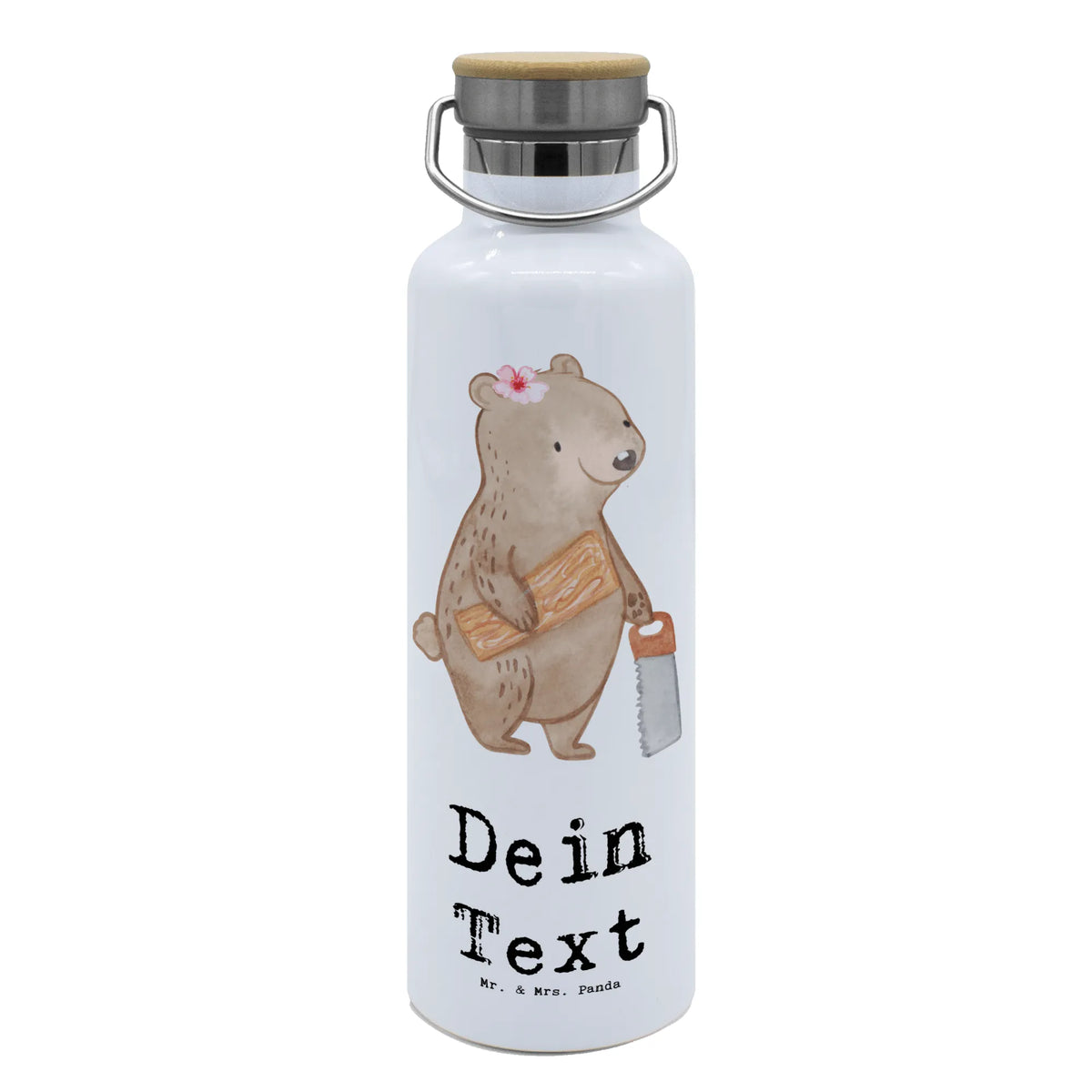 Personalised drinks bottle Carpenter heart gift, gift idea, best, farewell gift, passing exam, anniversary, retirement, promotion, job start, sayings, funny, profession