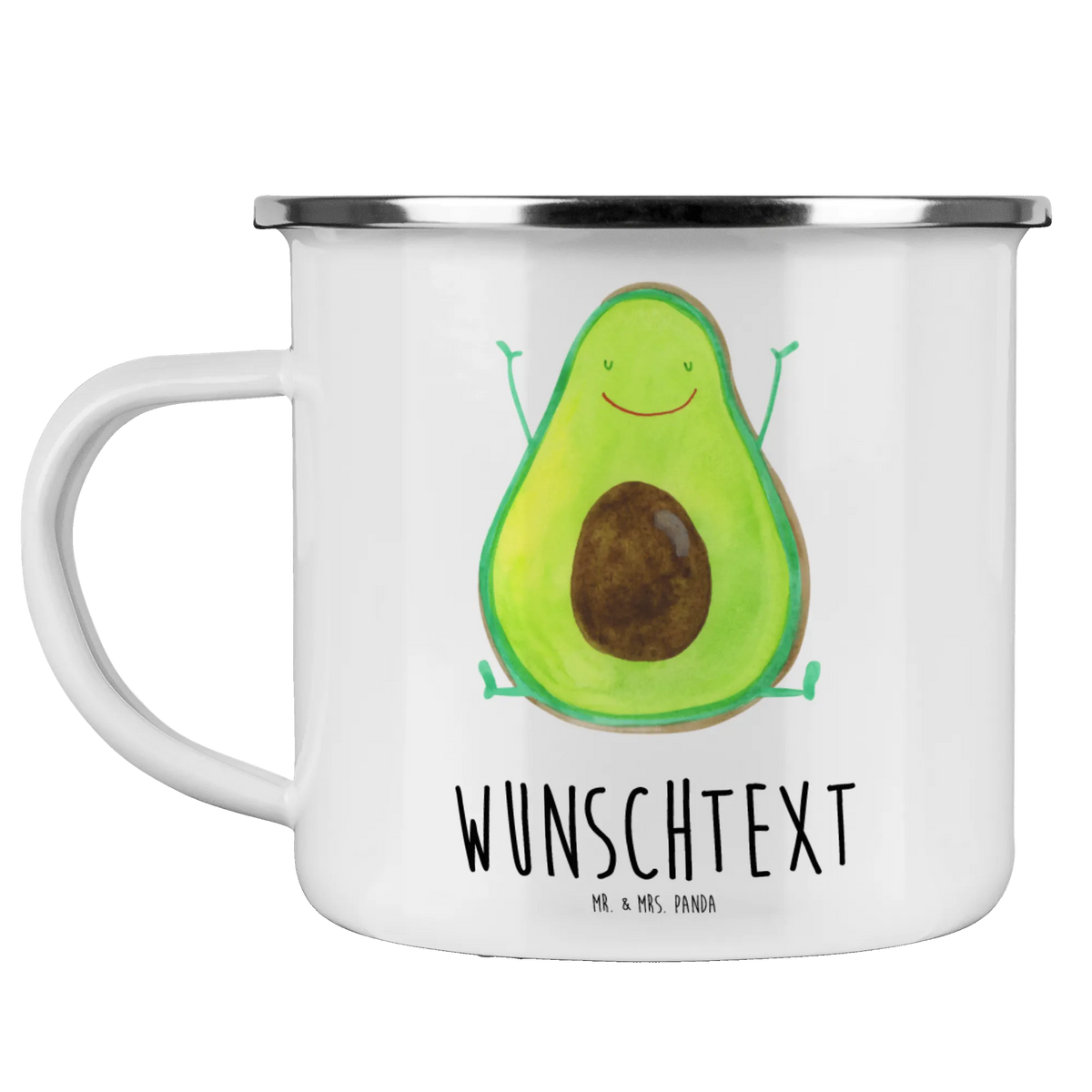 Personalised enamel cup avocado Happy avocado, vegetables, Avocado, chaos