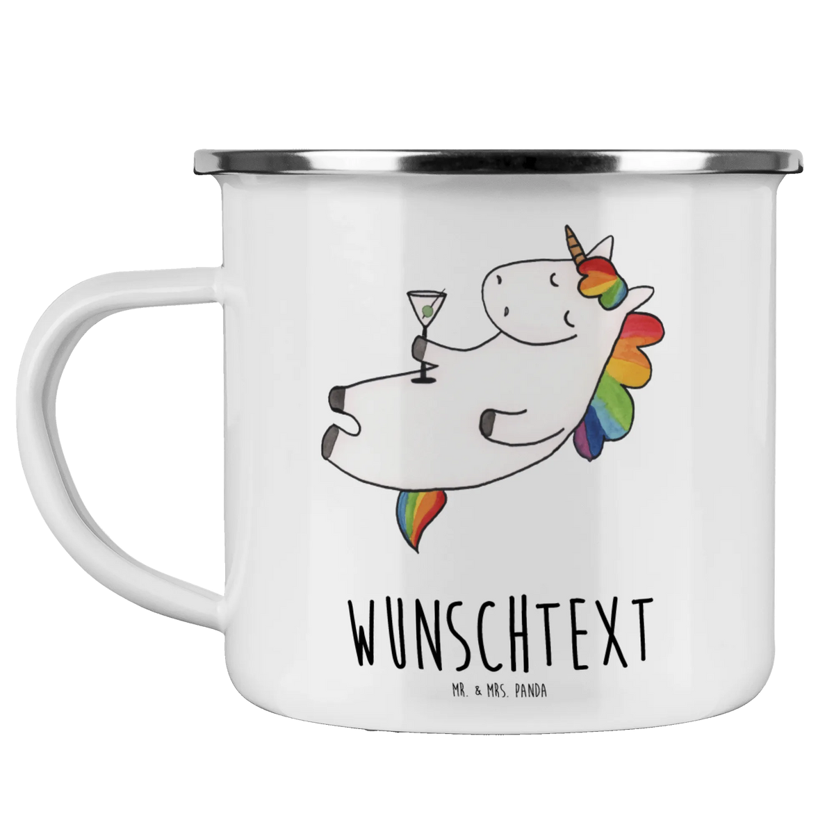 Personalised enamel cup unicorn cocktail unicorn, unicorns, caipirinha, girlfriend present, fun, birthday, celebrating, party, champagne, girlfriend gift, rum
