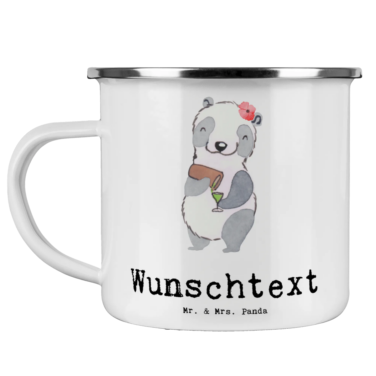 Personalised enamel cup panda Best drinking sister in the world for, thank you, gift, giving, birthday, birthday present, gift idea, souvenir, make you happy, gift tip, alcohol, drinking sister, drinking, weekend, party, trifle, sister, friend, bae, sister from another mister, Drinking sister
