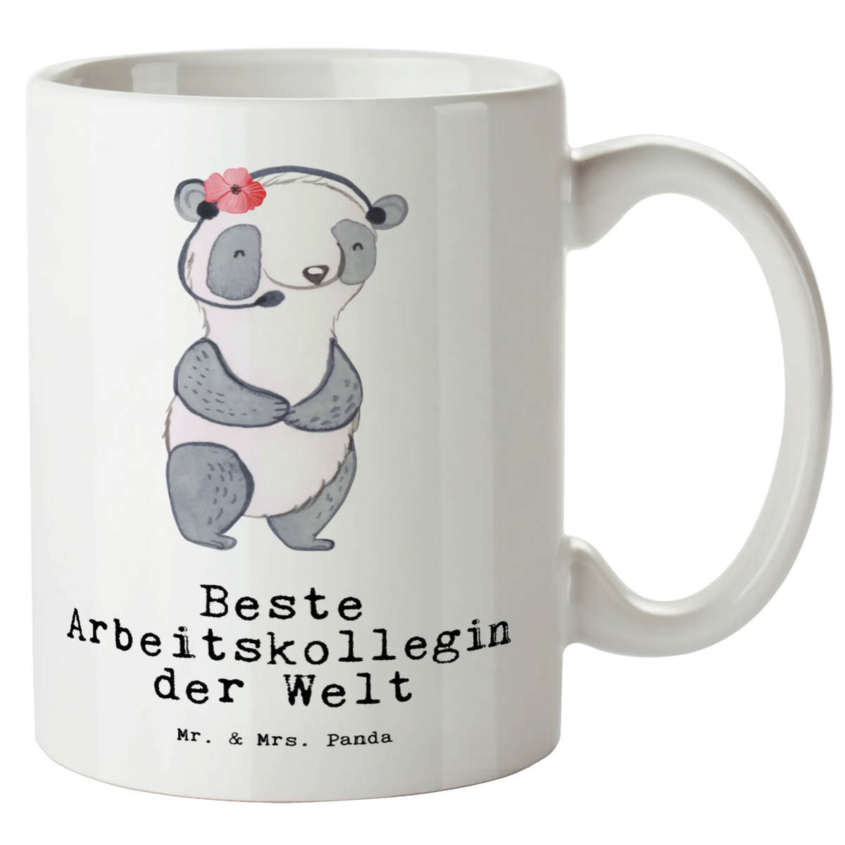 XL kubek Panda Najlepsza koleżanka z pracy na świecie dla, Dziękuję, Prezent, Wręczyć, Urodziny, Prezent urodzinowy, Pomysł na prezent, Podziękować, Upominek, Sprawić radość, Tip na prezent