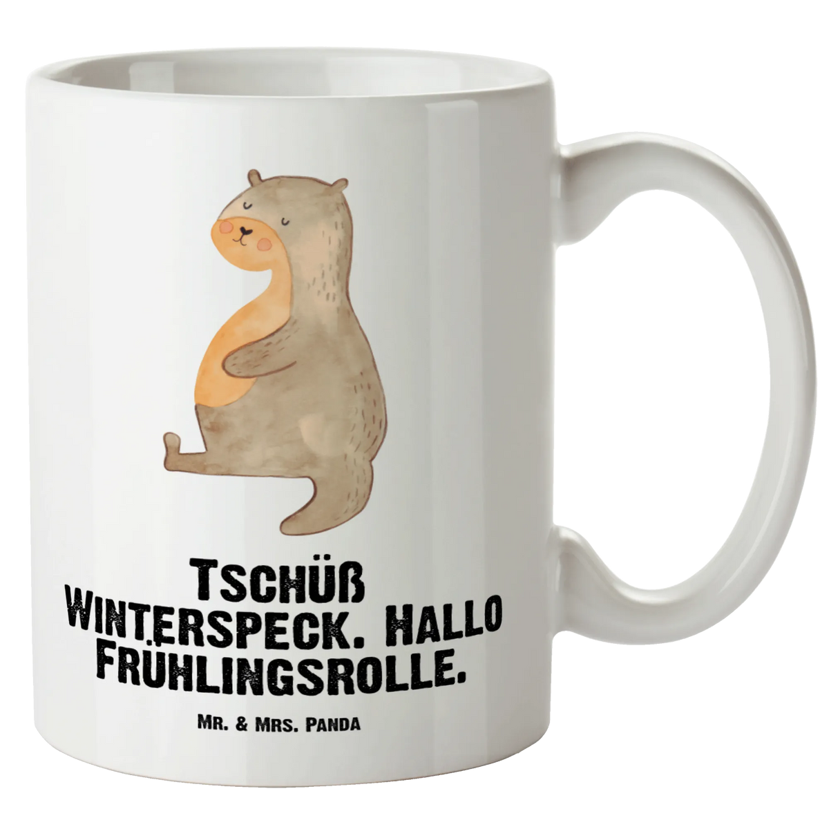 XL kubek wydra brzuch Kuna, wydra, morska wydra