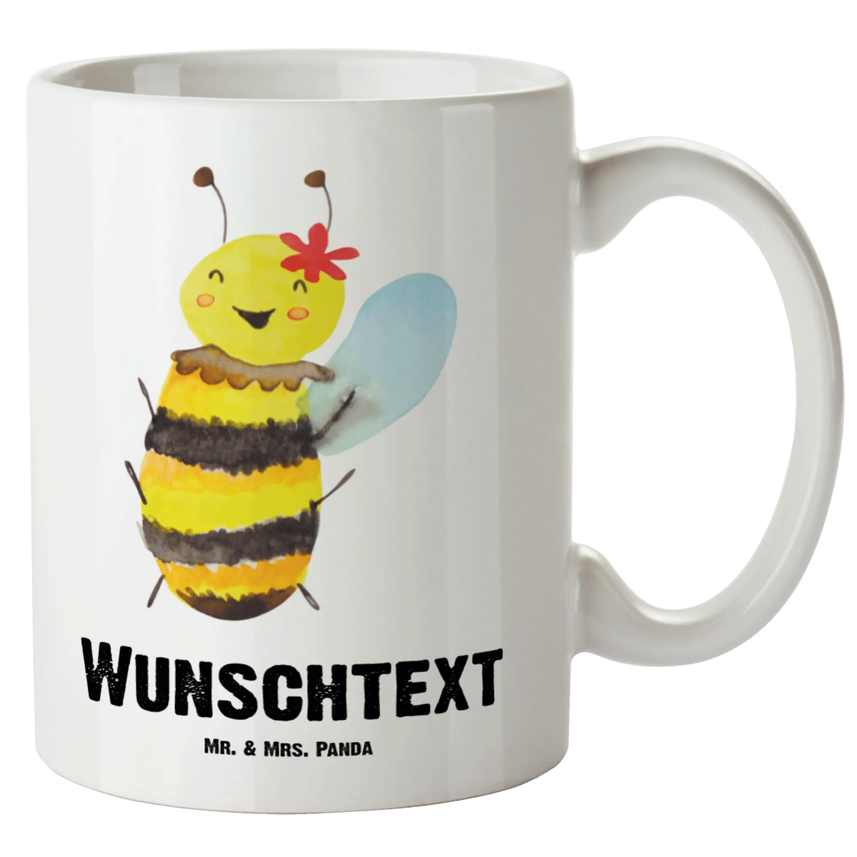 Personalizowany XL kubek pszczoła Szczęśliwy Biedronka, Os, Trzmiel