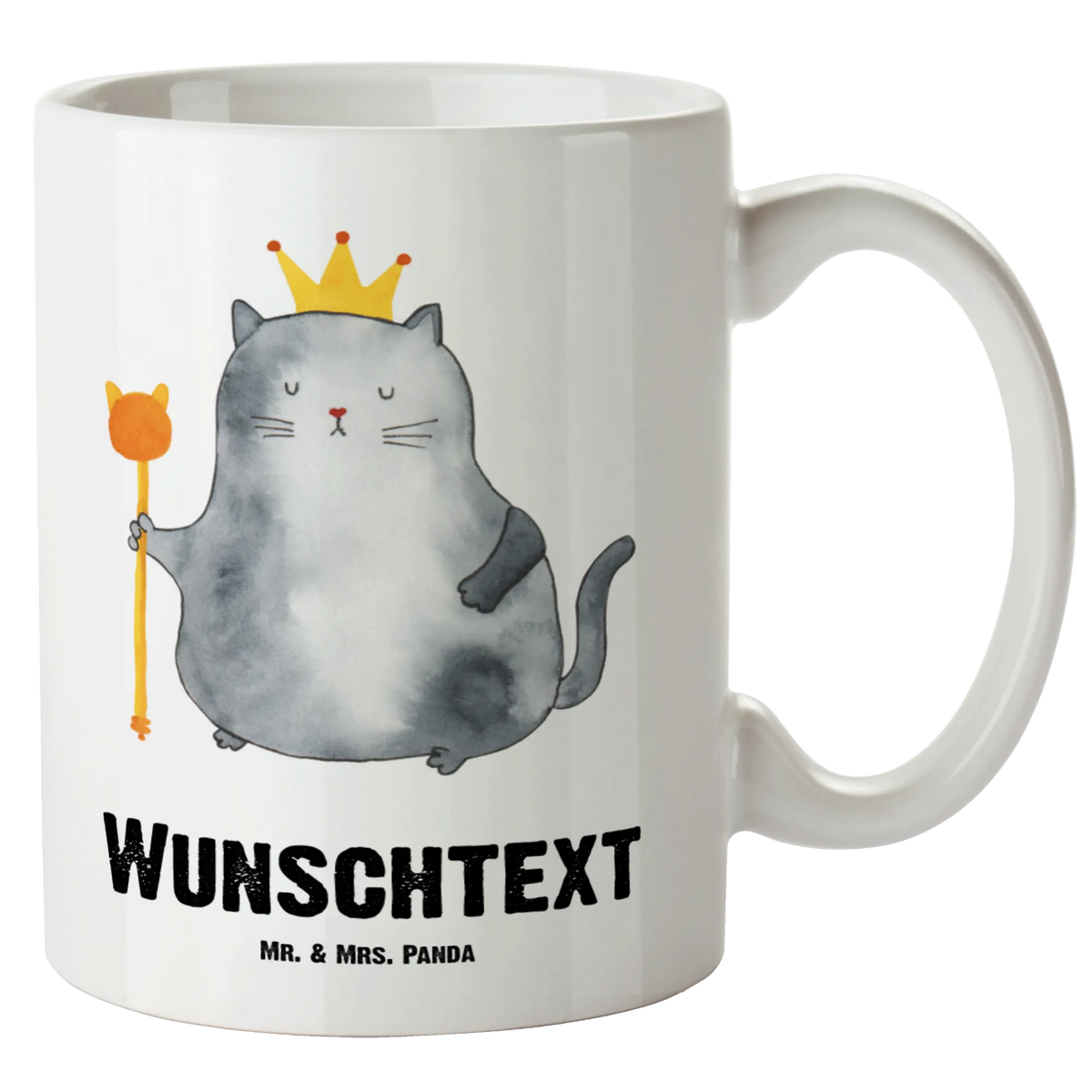 Personalised XL cup Cat king cat, tomcat, kitty, meow, kitten, housecat, mama cat, love cats, cat image, cat fan, cat lover, cat fancier, cat decoration, gift for cat lover, cat owner, funny cats, cat sayings, cat motto, funny cat gifts, fan merchandise, cat stuff, animal lover, cats, queen, king, first own apartment, move, apartment, pet, family, pussy, tenement, moving in
