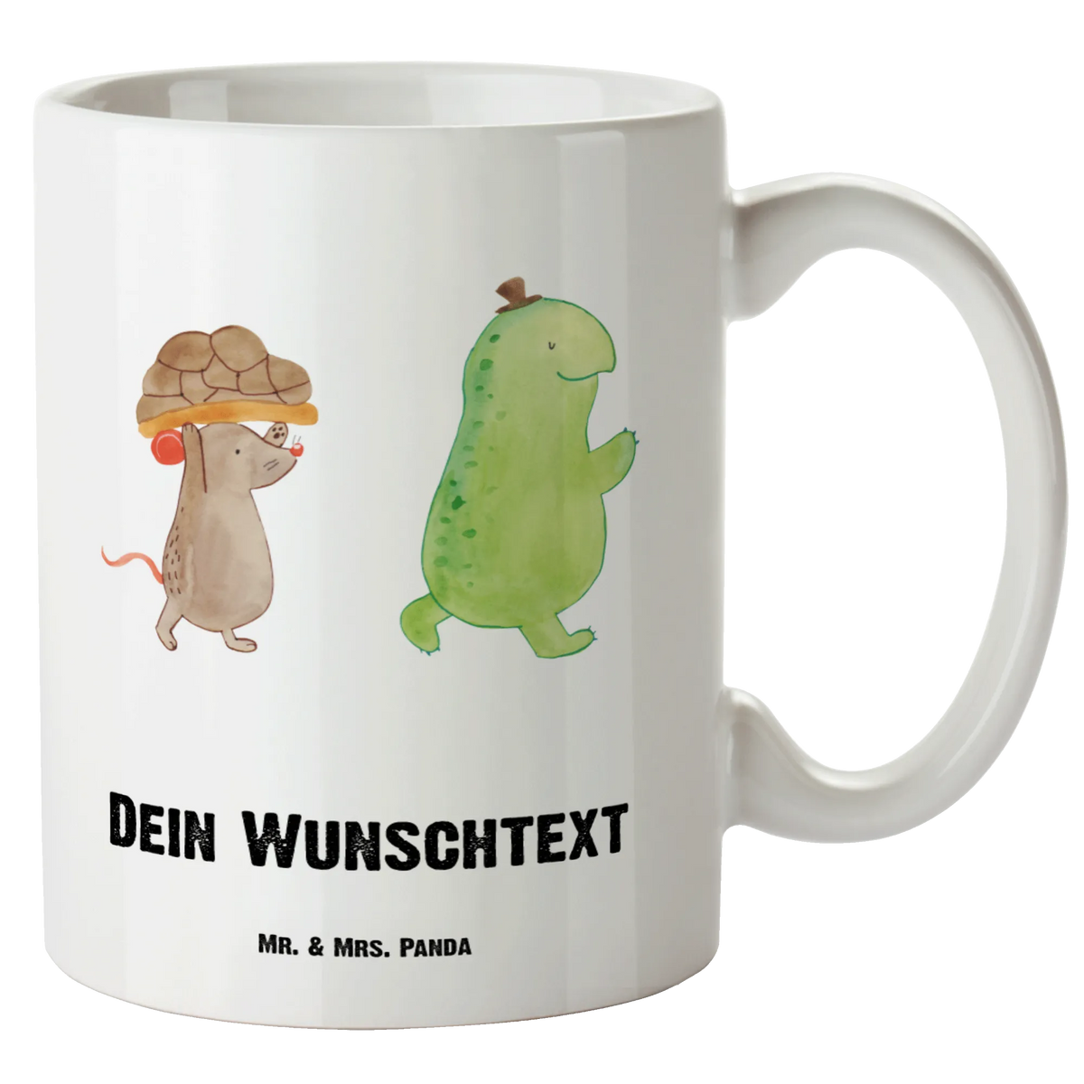 Personalizowany XL kubek żółw mysz Skałka