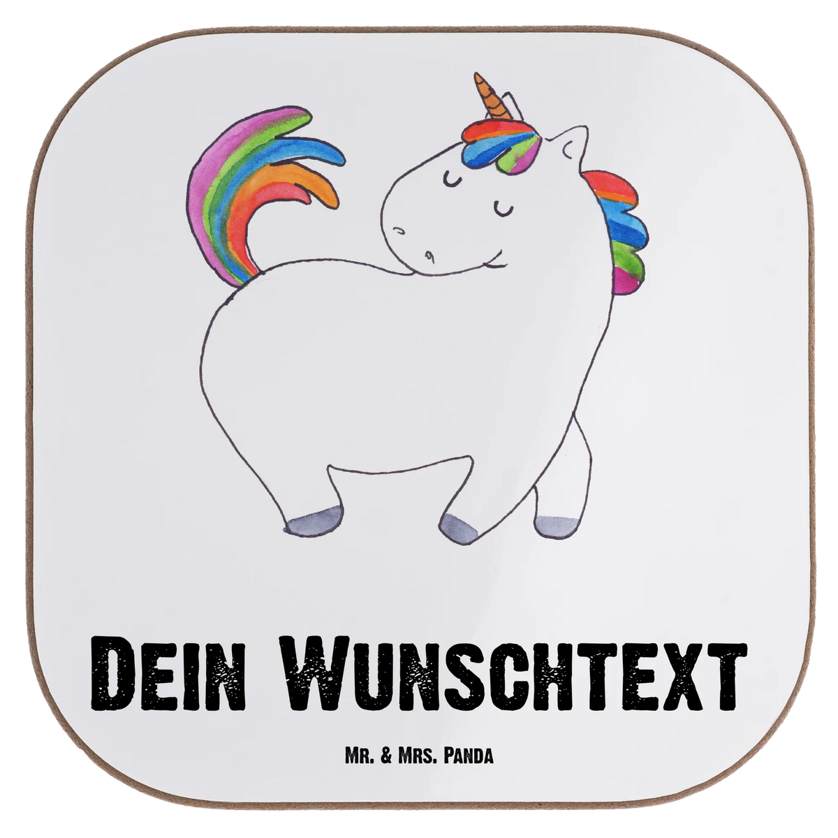 Personalised coaster unicorn Swagger unicorn, unicorns, riding present, proud, equestrian, horse, girlfriend, riding, Unicorn, different, riding gift