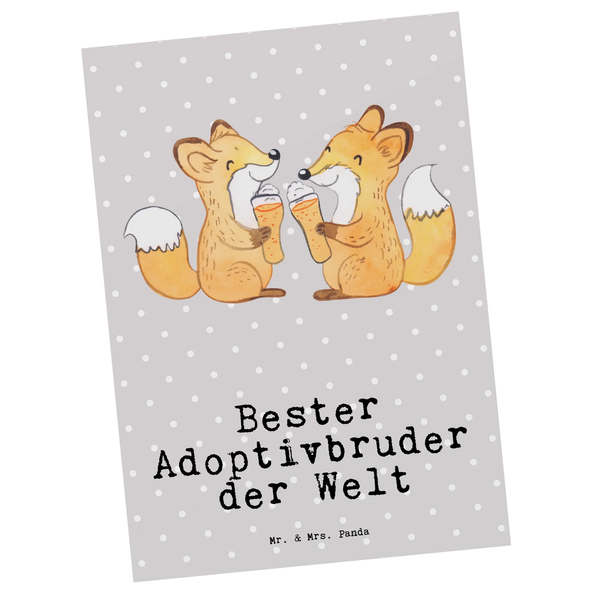 Postkarte Fuchs Bester Adoptivbruder der Welt Postkarte, Postkarten, kunstkarte, Ansichtskarte, Grußkarte, spruchkarte, einzelkarte, Ansichtskarten, Kunstkarten, Designkarte, Motivkarte, bildkarte, Fotokarte, Geschenkidee, Geschenk, Schenken, Mitbringsel, Geburtstag, Geburtstagsgeschenk, für, Danke, Dankeschön, Bedanken, Freude machen, Geschenktipp, Geschwister, Familie, Kleinigkeit, Schwester, Bruder, Brother, Bruderherz, Adoptiert, Sohn, Brudi, Adoptivbruder, Bester