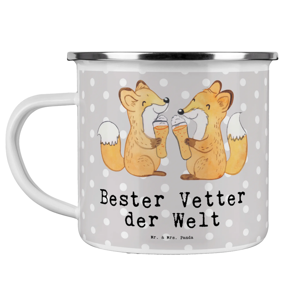 Camping Emaille Tasse Fuchs Bester Vetter der Welt reisetasse, outdoortasse, Motivtasse, Tasse Emaille, Emailletasse, Blechtasse, Outdoor Tasse, Pott, metallbecher, Outdoor Becher, Campingbecher, Haferl, Reisebecher, Kaffeepott, Emaille Becher, becher emaille, wandertasse, blechbecher, wanderbecher, Teetasse, Emaille Tasse, emaillebecher, Campingtasse, Teebecher, Schenken, Freude machen, Geschenktipp, für, Danke, Dankeschön, Geburtstag, Geschenk, Geburtstagsgeschenk, Mitbringsel, Bedanken, Geschenkidee, Cousine, Familie, Sohn von Tante, Vetter, Sohn von Onkel, Cousin, Kousin, Verwandtschaft