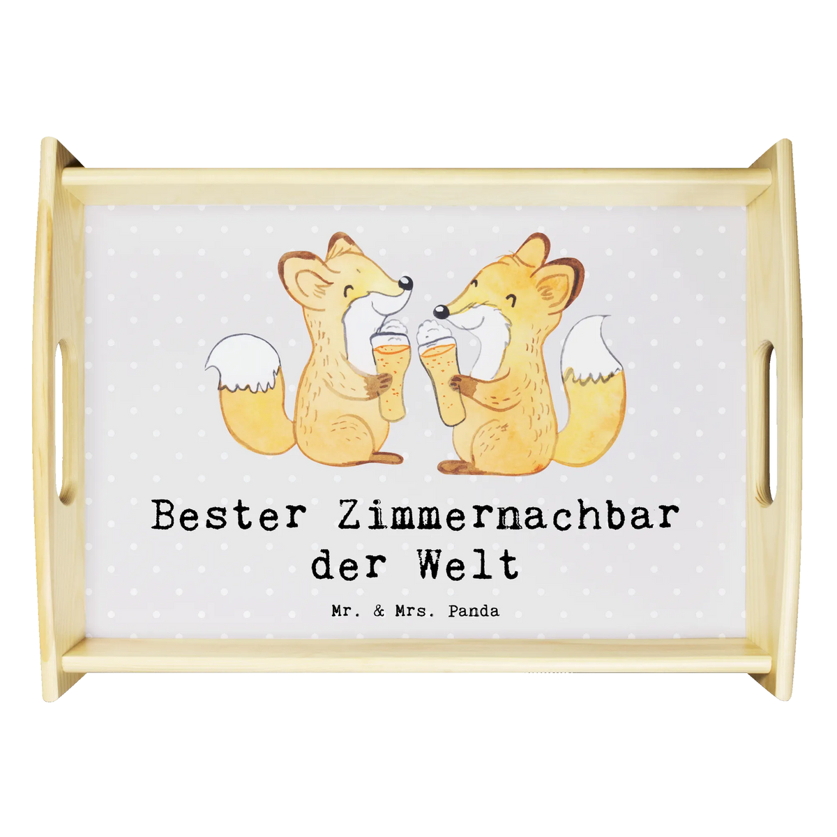 Serving tray Fox Best roommate in the world gift, birthday, gift idea, birthday present, giving, thank you, for, make you happy, gift tip, Roommate, roommates, room, neighbor, student dormitory, colleague, hospital, dormitory, flat share