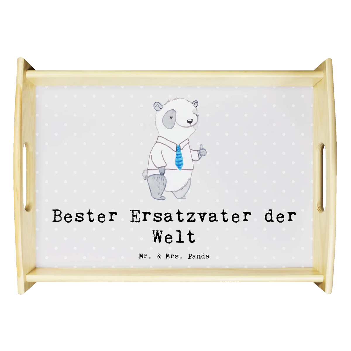 Serviertablett Panda Bester Ersatzvater der Welt kaffeetablett, tablett aus holz, tragetablett, Tablett, getränketablett, Kaffee Tablett, Tablett aus Echtholz, Küchentablett, küchentablett holz, Serviertablett, Servier Tablett, frühstückstablett holz, Sofa Tablett, echtholz tablett, Frühstückstablett, holz serviertablett, tablett holz, couchtablett, Deko Tablett, essenstablett, betttablett, sofatablett, tablett für essen, Dekotablett, betttablett holz, serviertablett holz, Snack Tablett, ablagetablett, Holztablett, Tee Tablett, teetablett, serviertablett aus holz, Bett-Tablett, tablett für bett, tablett zum servieren, tablett für getränke, wohnzimmertablett, Servierplatte Holz, Geschenkidee, Geschenk, Schenken, Mitbringsel, Geburtstag, Geburtstagsgeschenk, für, Danke, Dankeschön, Bedanken, Freude machen, Geschenktipp, Paps, Papa, Dad, Familie, Daddy, Eltern, Ersatz, Papi, Mann, Vater, Ersatzvater, Vati, Kleinigkeit, Geschenk Vater, Zweiter, Bester