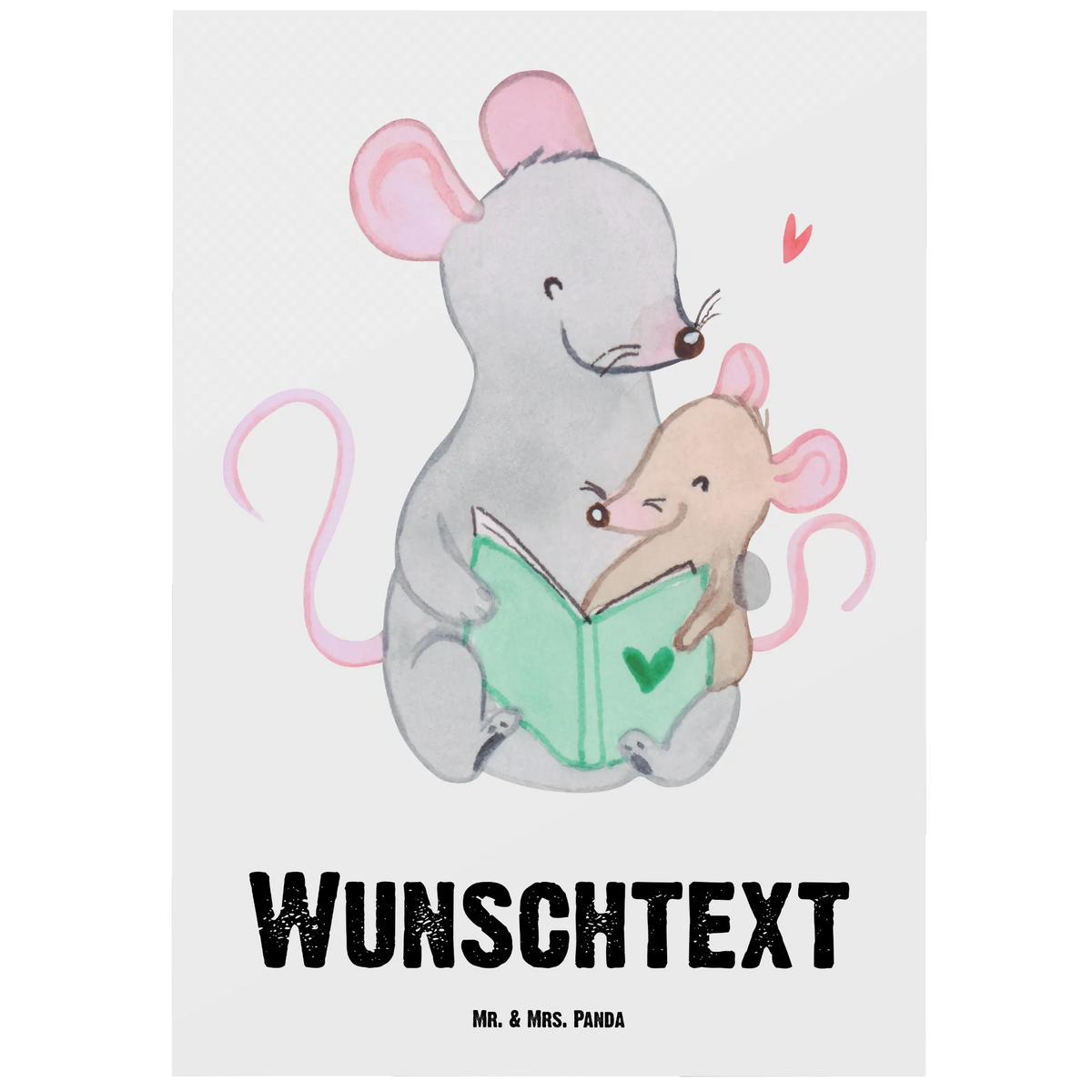 Personalizowana kartka pocztowa mysz Najlepsza matka adopcyjna na świecie dla, Dziękuję, Prezent, Wręczyć, Urodziny, Prezent urodzinowy, Pomysł na prezent, Podziękować, Upominek, Sprawić radość, Tip na prezent