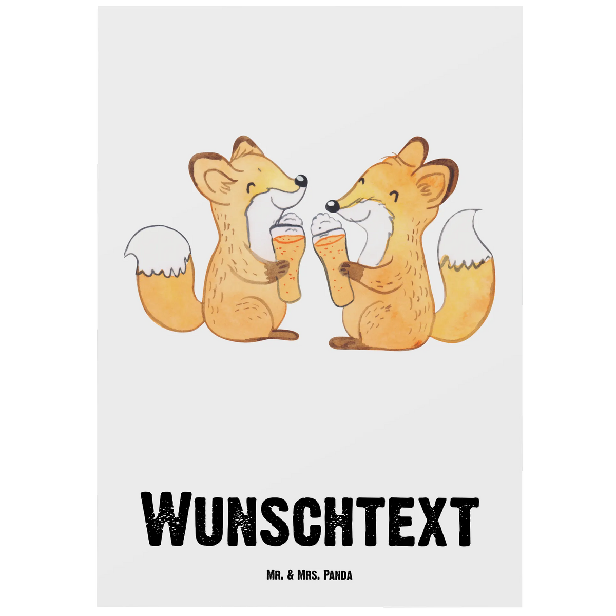 Personalised postcard Fox Best adoptive brother in the world for, thank you, gift, giving, birthday, birthday present, gift idea, souvenir, make you happy, gift tip, son, brother heart, brother, best, Adoptive brother, sibling, sister, trifle, family, adopted