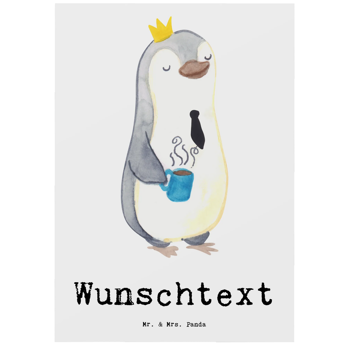 Personalised postcard penguin Best department manager in the world for, thank you, gift, giving, birthday, birthday present, gift idea, souvenir, make you happy, gift tip, manager, work, farewell gift, farewell, colleague, retirement, office, Head of department, superior, boss