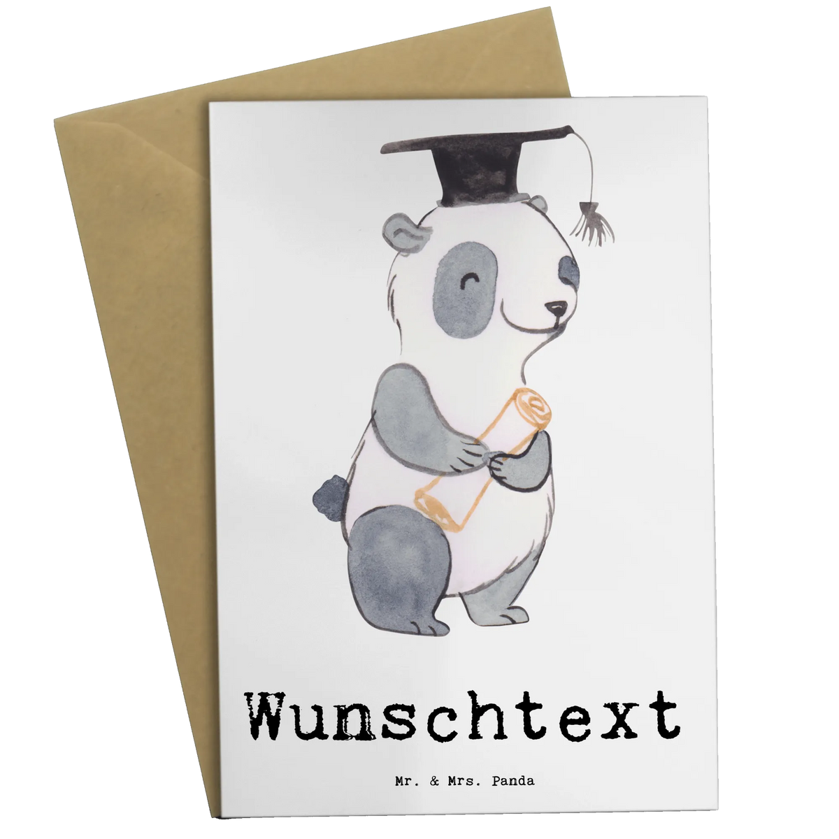 Spersonalizowana kartka z życzeniami Panda Najlepszy kawaler na świecie dla, Dziękuję, Prezent, Wręczyć, Urodziny, Prezent urodzinowy, Pomysł na prezent, Podziękować, Upominek, Sprawić radość, Tip na prezent