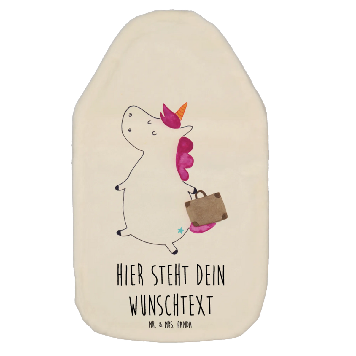 Personalisierte Wärmflasche Einhorn Koffer Wärmflasche personalisierbar, Bettflasche personalisiert, Personalisierte Bettflasche, Individuelle Wärmflasche, Wärmflasche individualisiert, Wärmflasche personalisiert, Personalisierte Wärmflasche, Wärmekissen mit Namen, Personalisierbare Wärmflasche, Unicorn, Einhorn, Einhörner, Einhorn Deko, Kind, Gepäck, Lustig, Albern, Erwachsen, Koffer, Witzig, Verreisen, Reise, Spaß, Abenteuer