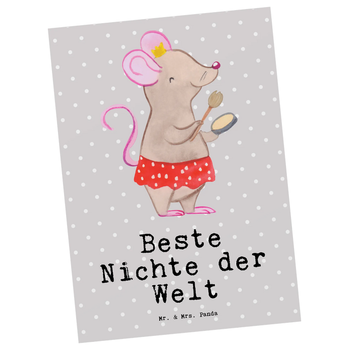 Postkarte Maus Beste Nichte der Welt