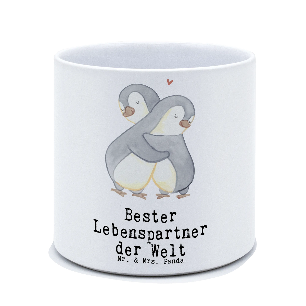 XL flower pot penguin Best life partner in the world for, thank you, gift, giving, birthday, birthday present, gift idea, souvenir, make you happy, gift tip, partner, love, wife, boyfriend, spouse, Life partner, girlfriend, wedding anniversary, husband, in love