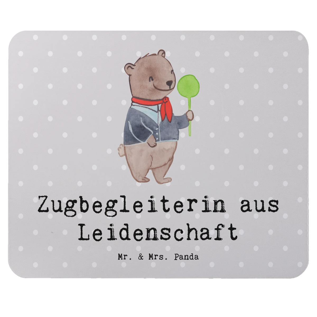 Mouse mat female train attendant Passion gift, sayings, gift idea, best, farewell gift, passing exam, anniversary, retirement, promotion, job start, profession