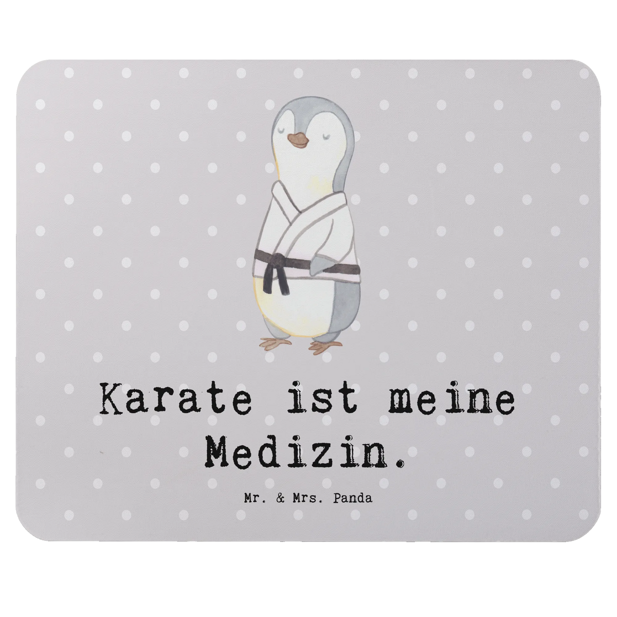 Mouse mat penguin karate