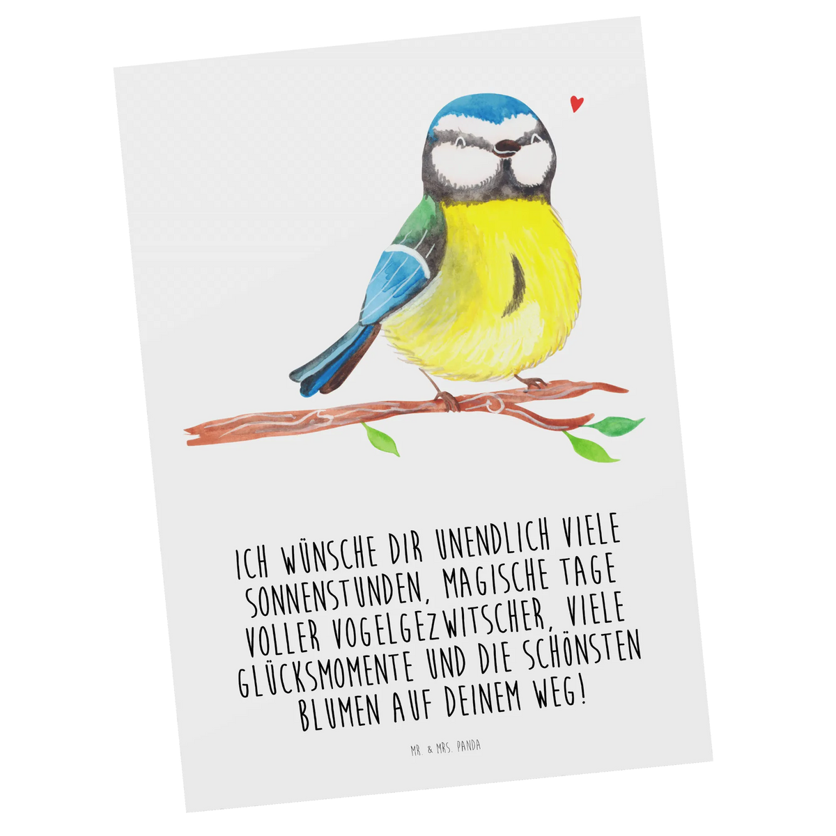 Postcard Bird blue tit letter, Postcard, invitation, paper, card, gift, gift card, postcards, invitation card, Easter, Easter bunny, blue tit, Easter time, spring fever, bird, spring, greetings, Easter greetings, Easter presents