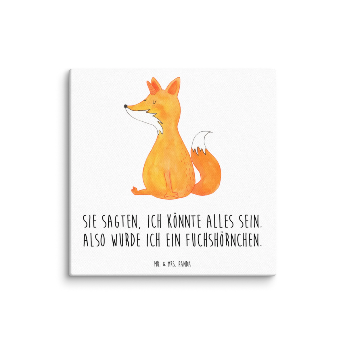 Leinwand Bild Einhorn Wunsch Kunstdruck, Leinwand, Unicorn, Einhorn, Einhörner, Einhorn Deko, Unicorns, Füchse, Fuchshorn, Fuchs, Foxycorn, Fuchshörnchen