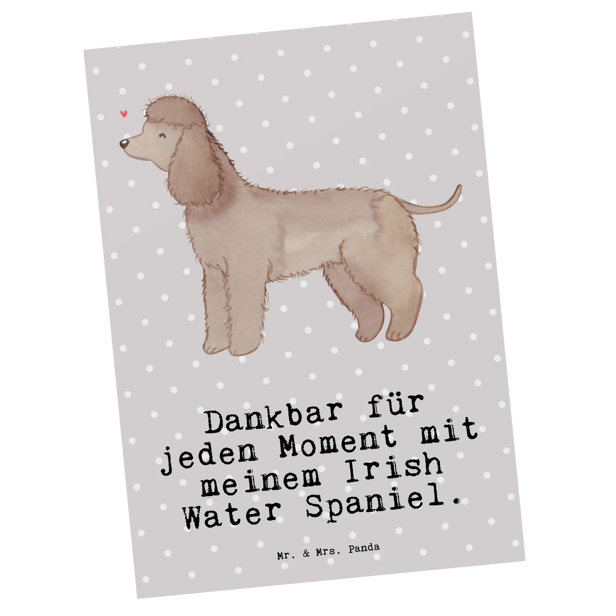 Postkarte Irish Water Spaniel Moment Postkarten, Grußkarte, Kunstkarten, Ansichtskarte, Motivkarte, bildkarte, Designkarte, Ansichtskarten, kunstkarte, spruchkarte, Fotokarte, einzelkarte, Postkarte, Geschenk, Schenken, Hund, Hunderasse, Rassehund, Hundebesitzer, Tierfreund, Welpe, Jagdhund, Irish Water Spaniel