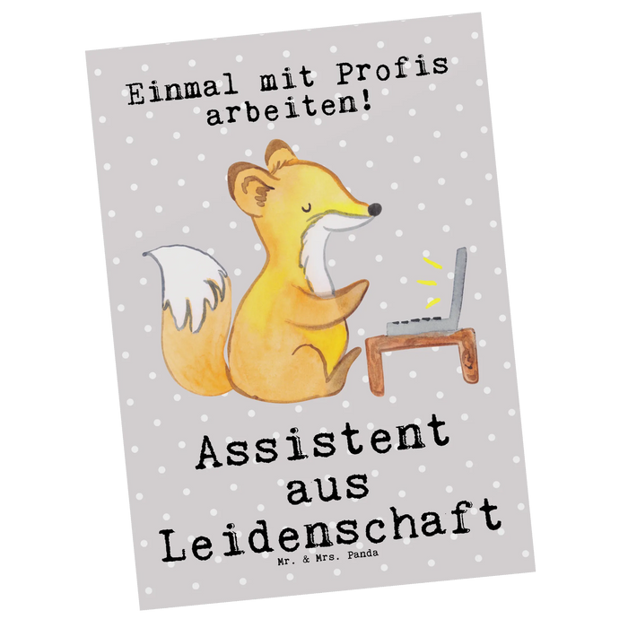 Postcard Assistant Passion