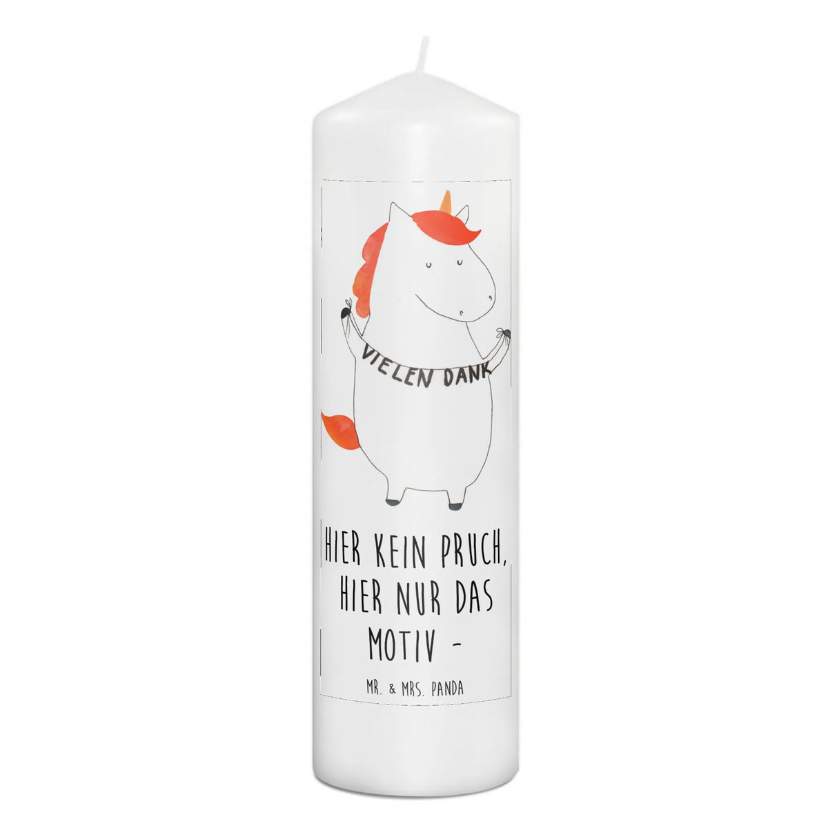 Kerze Einhorn Dankeschön Erinnerungslicht, Kerze, Erinnerungskerze, Blockkerze, Zylinderkerze, Wachskerze, Stumpenkerze, Bedruckte Kerze, Einhorn Deko, Einhorn, Unicorn, Einhörner, Danksagung, Vielen Dank, Dankeschön, Danke