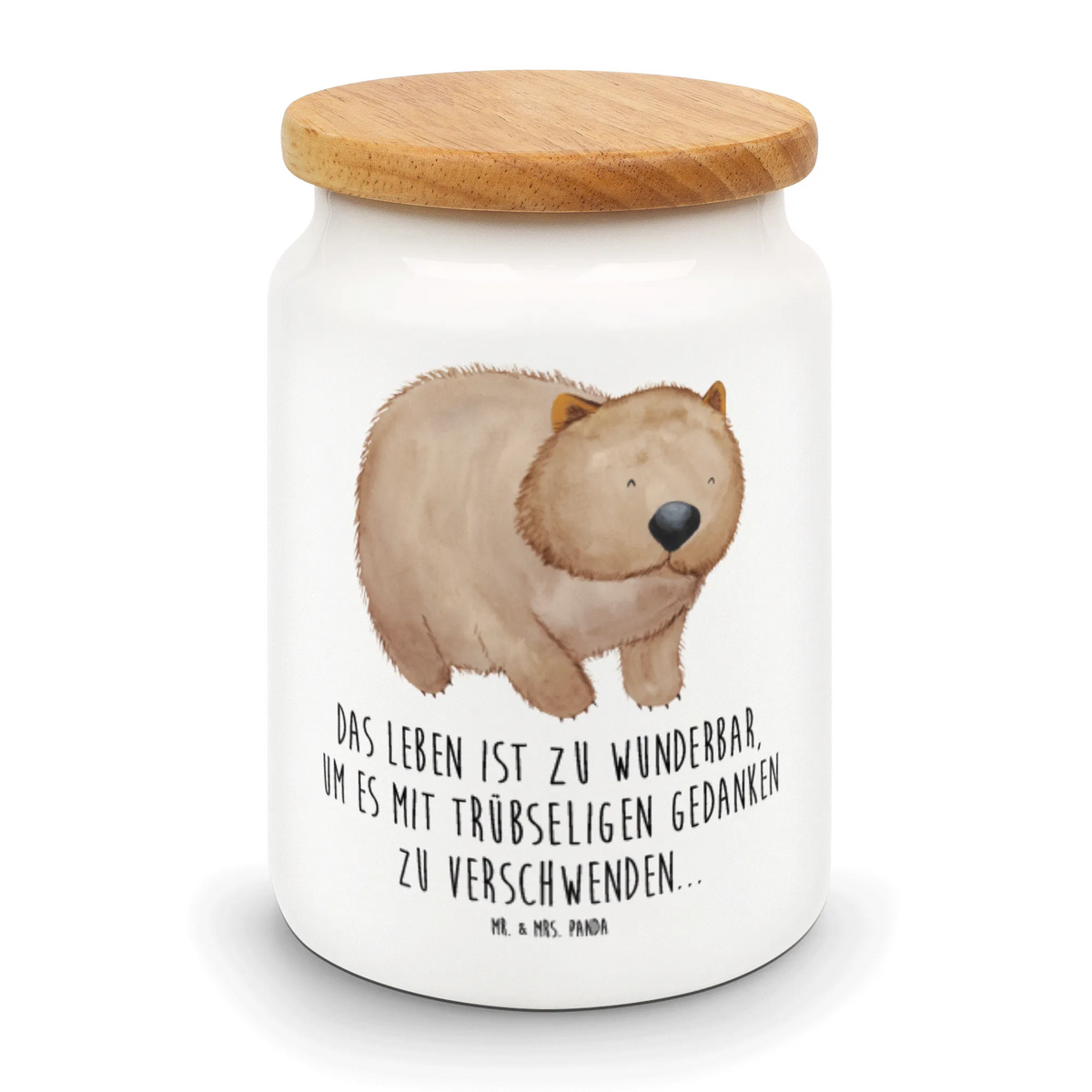 Vorratsdose Wombat Aromadose, Frischhaltedose, gebäckdose, Vorratsdose, Snackdose, aufbewahrungsbehälter, tee behälter, Dose, Biskuitdose, keramikdose, behälter, müslidose, vorratsgefäß, Kaffeedose, Teedose, Aufbewahrungsdose, Vorratsbehälter, Keksdose, zuckerdose, salzdose, vorratsbox, Lebensmittelbehälter, bonbondose, leckerlidose, Lustige Sprüche, Tiere, Tiermotive, Gute Laune, Motivation, Australien, Wombat, Das Leben Ist schön, Spruch