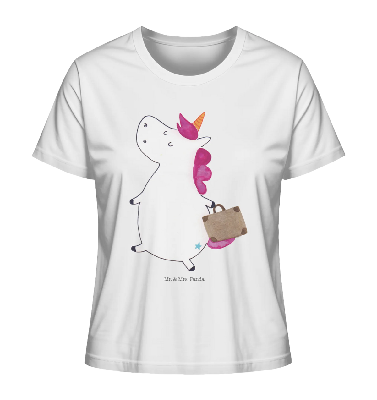 Women's Shirt unicorn Suitcase suitcase, adventure, holiday present, luggage, traveler gift, travel