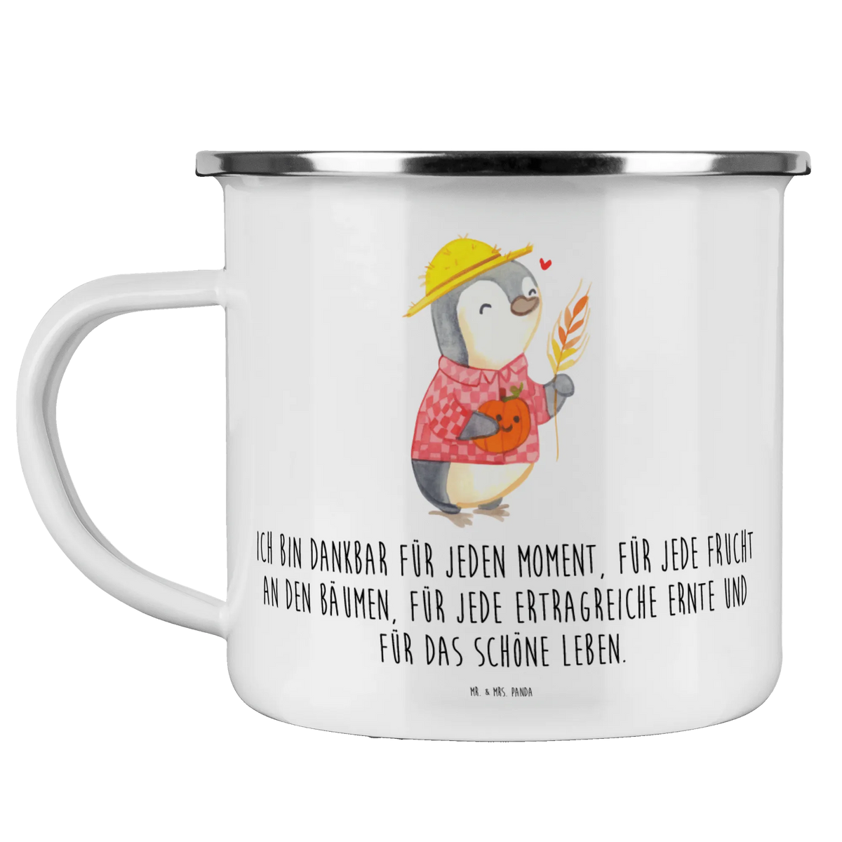 Enamel camping mug Thanksgiving Penguin Emaille Becher, Emaille Tasse, Emailletasse, Haferl, Pott, Campingbecher, Blechtasse, Motivtasse, emaillebecher, wanderbecher, reisetasse, becher emaille, outdoortasse, Outdoor Tasse, blechbecher, Kaffeepott, Tasse Emaille, Campingtasse, wandertasse, Reisebecher, Teebecher, metallbecher, Outdoor Becher, Teetasse, Erntedank, Erntedankfest, Erntedank Kindergarten, Erntedankspruch, Erntedank Sprüche, Erntedankfest deko, Erntedank Deko, Erntedank mit Kindern, Thanksgiving, Herbst Motiv, Dankbarkeits Spruch, Kürbis