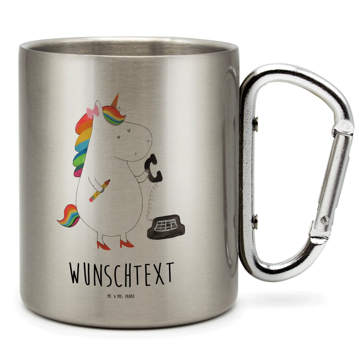 Personalized Stainless Steel Mug unicorn secretary unicorn, unicorns, tax office, gift colleg, office worker, secretary present, Secretary, office, office help, attorney
