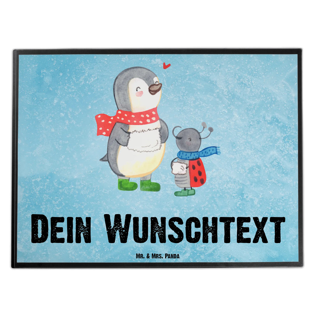 Personalised desk pad Smörle Wintertime Winter, Christmas, Christmas time, snow