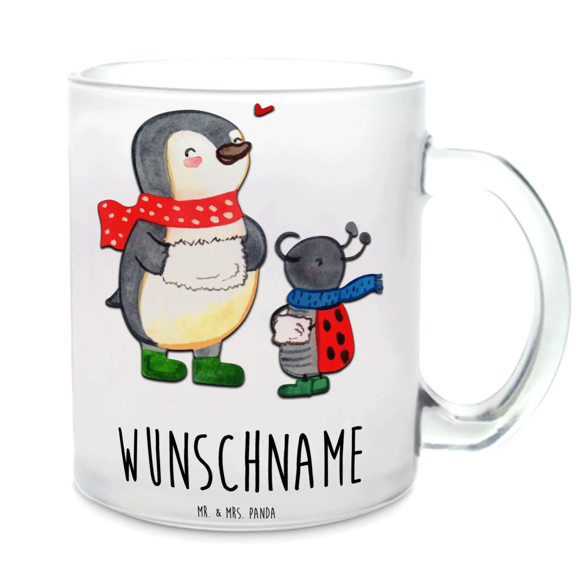 Spersonalizowana filiżanka do herbaty Smörle Czas zimy Zima, Boże Narodzenie, dekoracje świąteczne, Mikołaj, Adwent, Wigilia, zimowy motyw