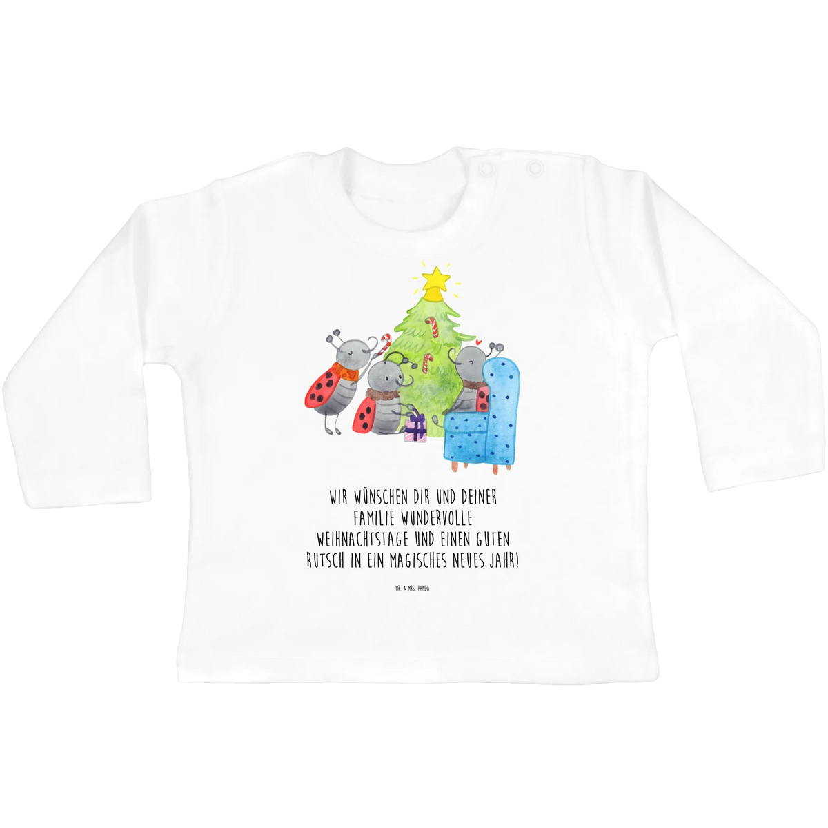 Baby Longsleeve Weihnachten Smörle Baby Shower, Kleidung, Langarm, Bio, Weihnachten, Winter, Weihnachtsdeko, Nikolaus, Advent, Heiligabend, Wintermotiv, Tannennadeln, Pfefferminzstange, Geschenk, Weihnachtsbaum