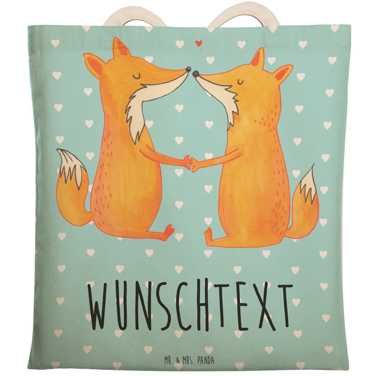 Personalized Shopping Bag foxes Love fox, foxes, forest wildlife, clever as a fox, animal lover, love, marriage, lovers, couple, proof of love, fiancée, husband, wife, partner, boyfriend, girlfriend