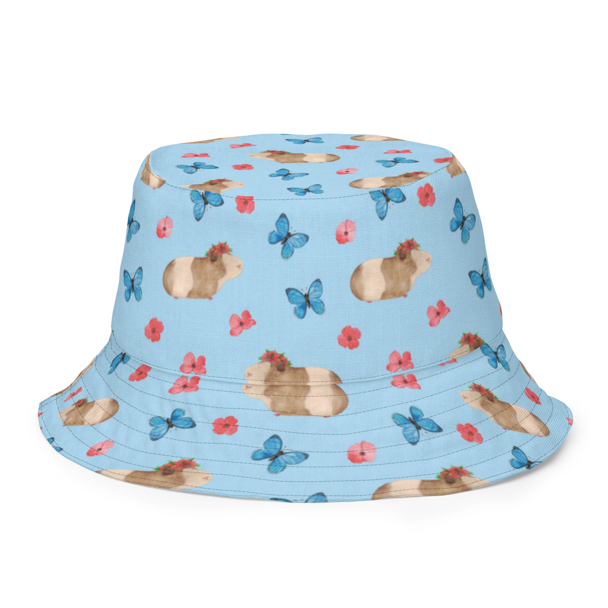 sun hat Guinea pig wisdom small animals, cute, funny, cute animal motives, hand drawn, small world, funny sayings, good mood, happy, gifts, gift ideas, special gifts, animal lover, card, wonderland, flower child, reality, wisdom, guinea pig, meerie, wonder, Meeries, motivation, saying