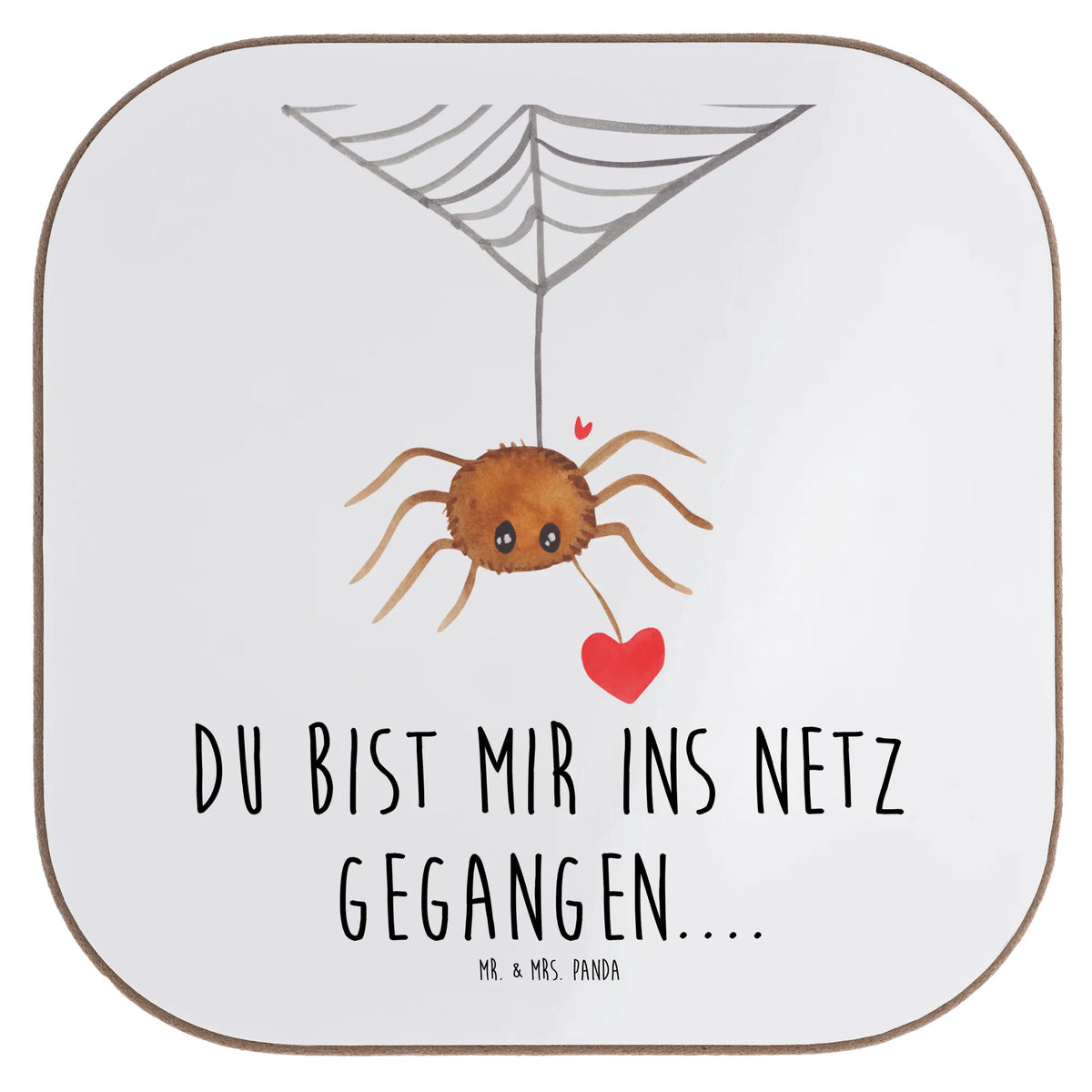 Untersetzer Spinne Agathe Liebe