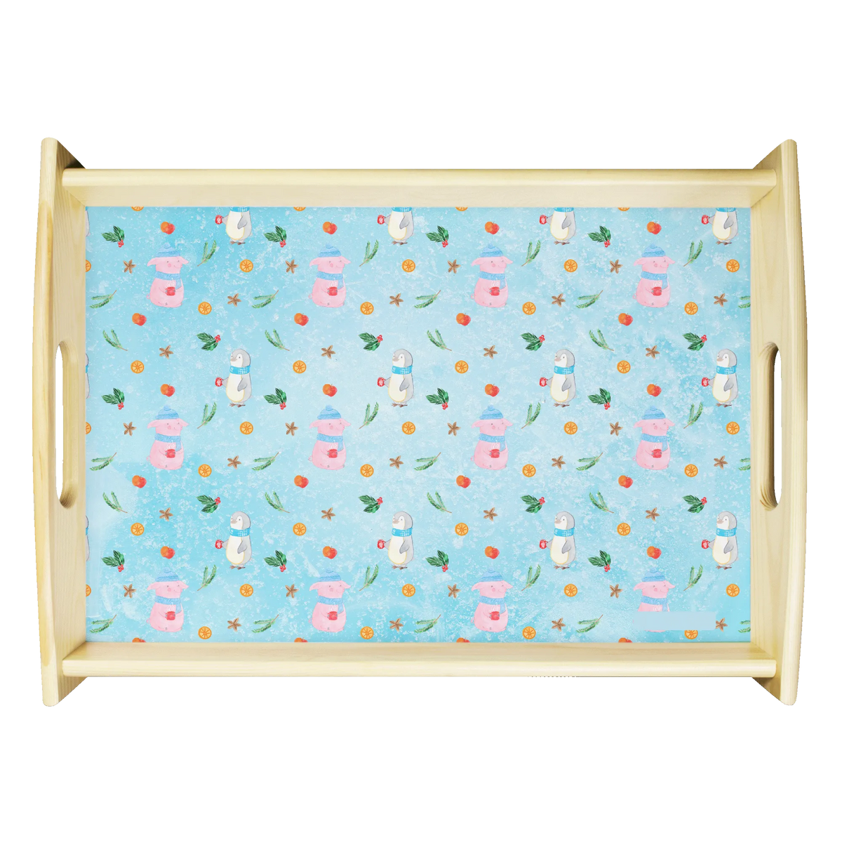 Serving tray Pig Mulled wine kitchen tray, breakfast tray, tray, wooden tray, serving tray, Winter, Christmas, Christmas time, snow, punch, Christmas market, mulled wine, mulled pig