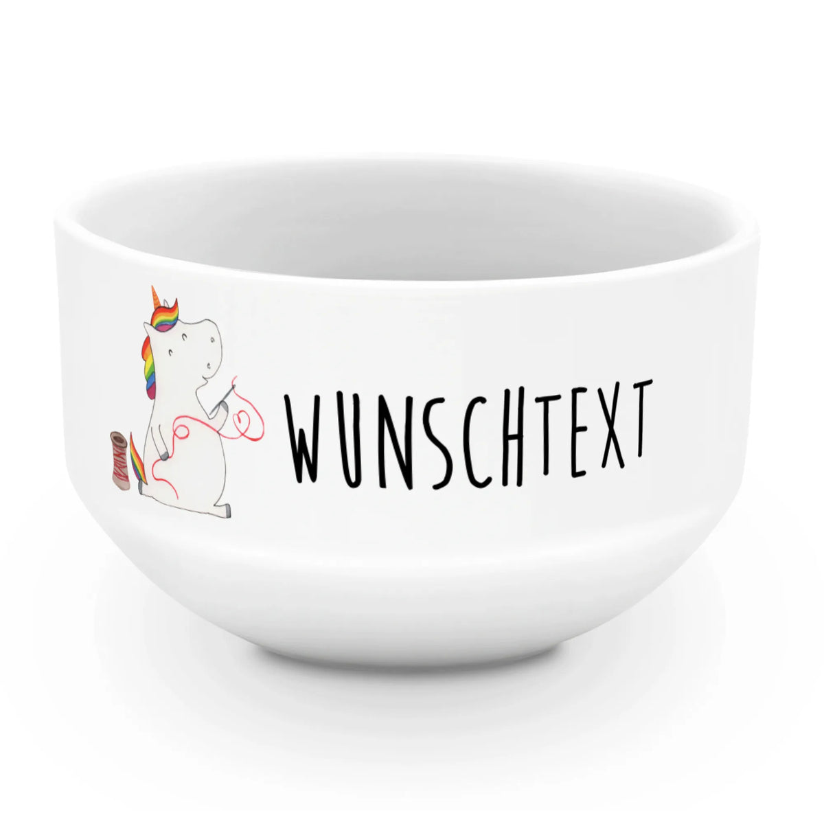 Personalizowana miska na musli Jednorożec krawcowa Jednorożec, jednorożce, dekoracje jednorożca, jednorożec