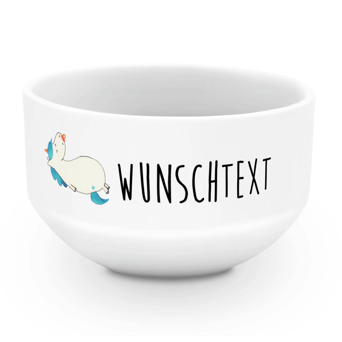 Personalizowana miska na musli Jednorożec smoczek Jednorożec, jednorożce, dekoracje jednorożca, jednorożec