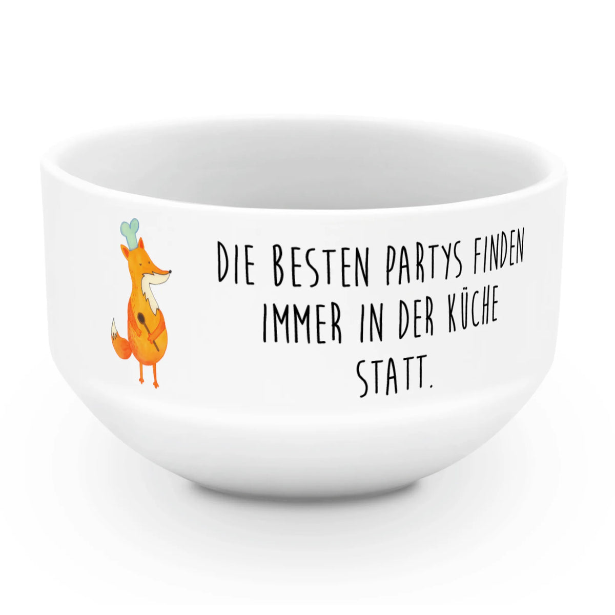 Muesli Bowl Fox A cook salad bowl, ceramic bowl, fruit bowl, bowl, soup bowl, dessert bowl, breakfast bowl, snack bowl, cereal dish, cereal bowl, porcelain bowl, fox, foxes, forest wildlife, clever as a fox, animal lover, Party slogan, Kitchen slogan, Chefs, Baker, Kitchen decoration, Cook gift, funny, Fox, Slogan funny