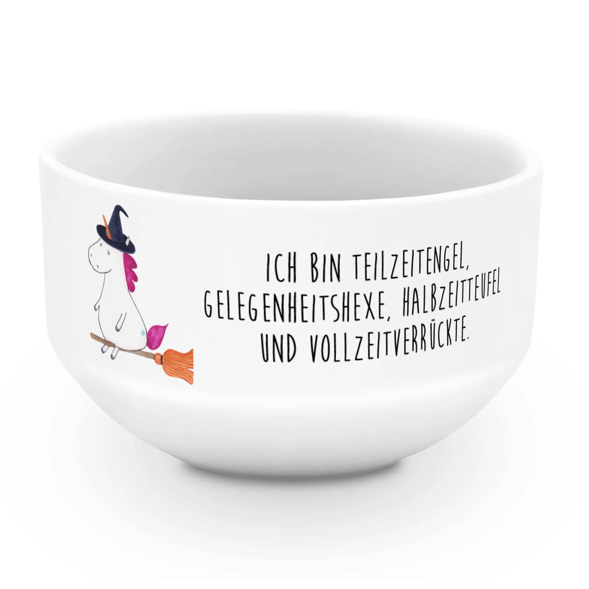 Muesli Bowl unicorn Witch snack bowl, porcelain bowl, cereal dish, salad bowl, breakfast bowl, cereal bowl, dessert bowl, ceramic bowl, fruit bowl, bowl, soup bowl, unicorn, unicorns, girlfriend present, angel, wife gift, Unicorn, mad, devil, bitch, witch, bad girl