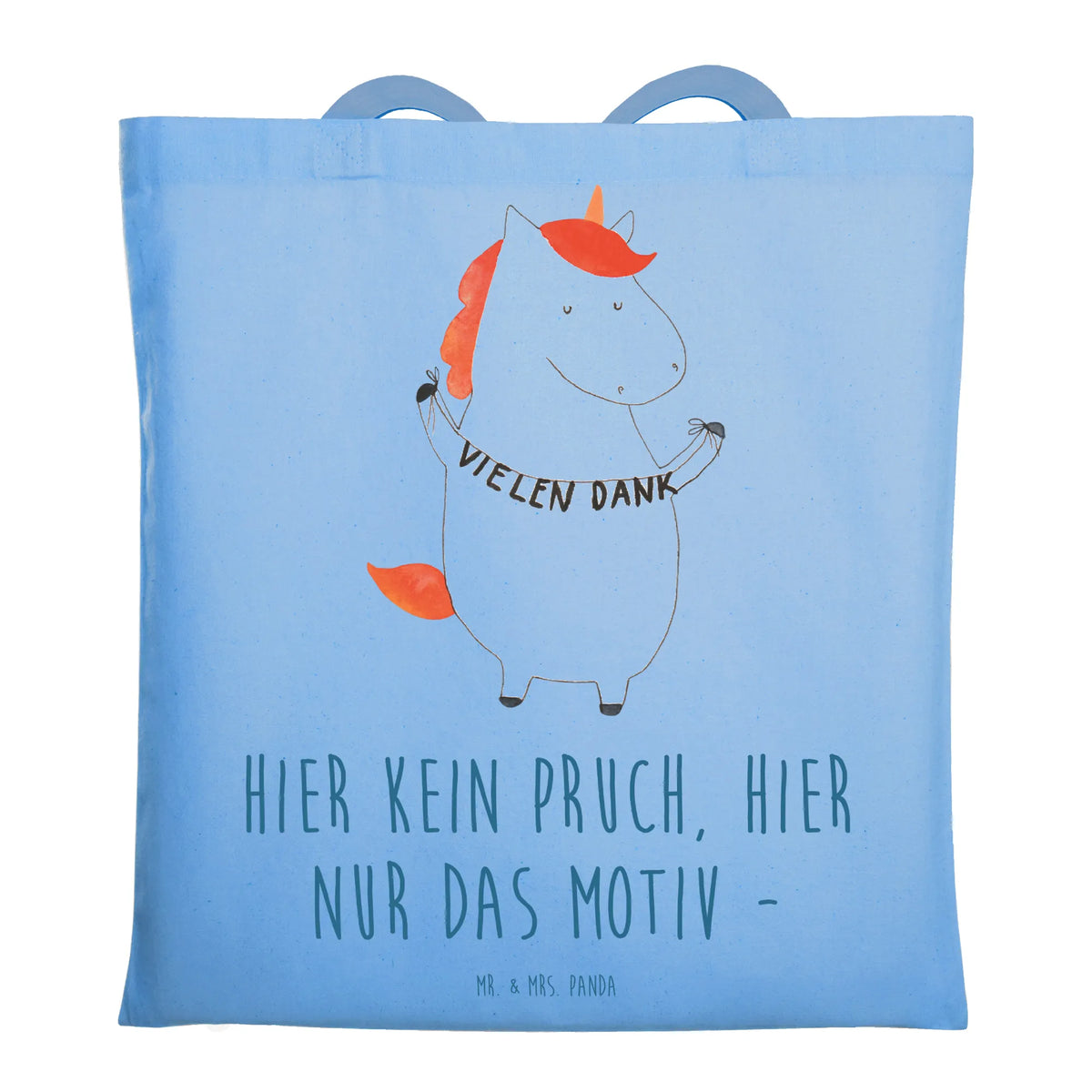 Tragetasche Einhorn Dankeschön