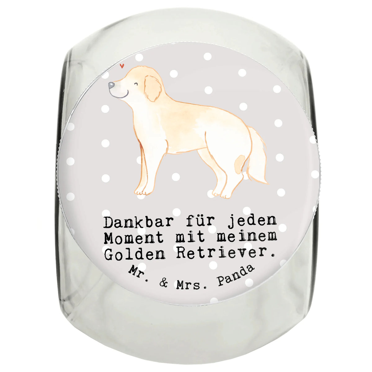 Treat Jar Golden Retriever moment gift, puppy, giving, animal lover, dog breed, purebred dog, dog owner