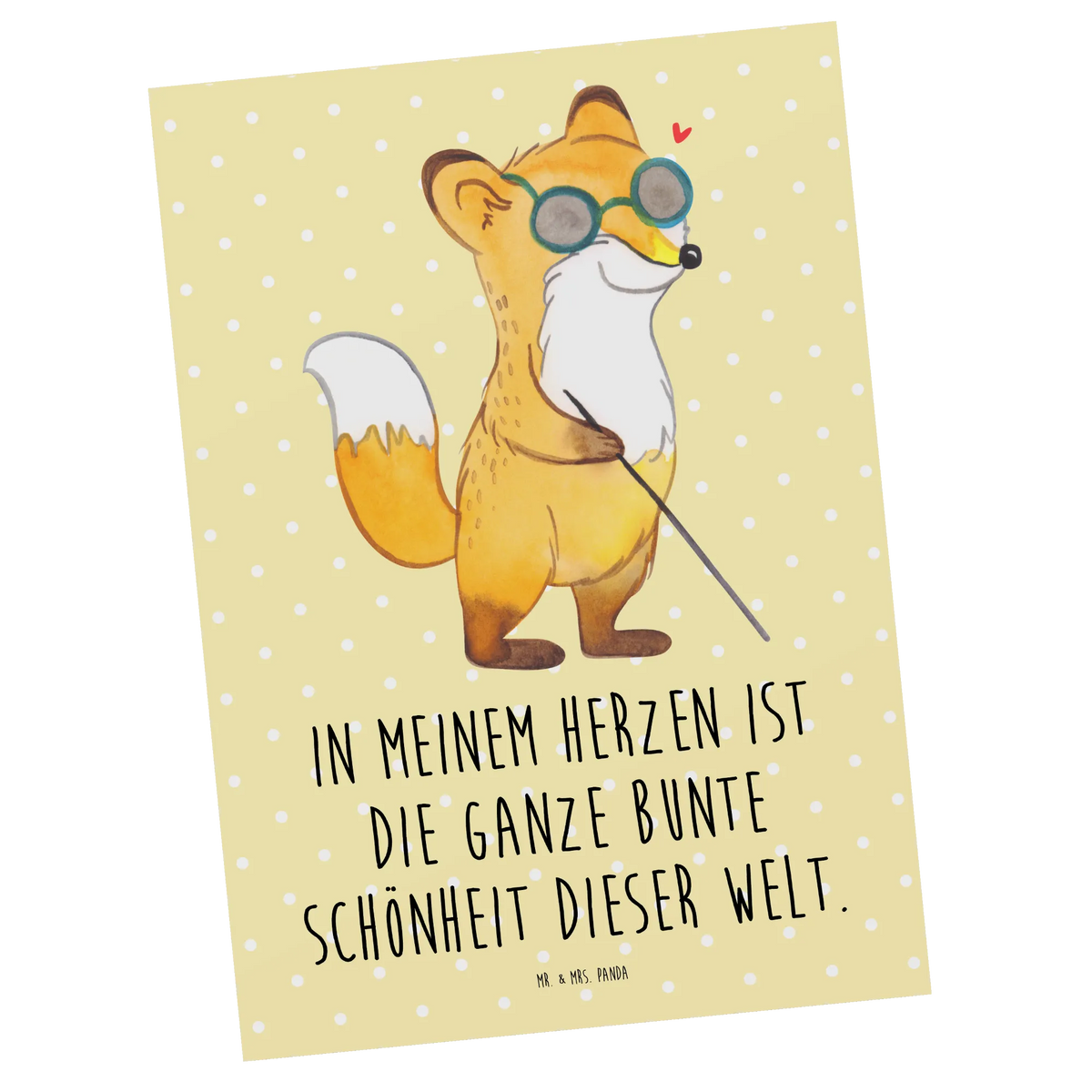 Postcard Fox Blindness kunstkarte, Motivkarte, Grußkarte, Designkarte, Fotokarte, bildkarte, Ansichtskarten, Postkarten, einzelkarte, Kunstkarten, Ansichtskarte, Postkarte, spruchkarte, Blindheit, Fuchs, Erblindung