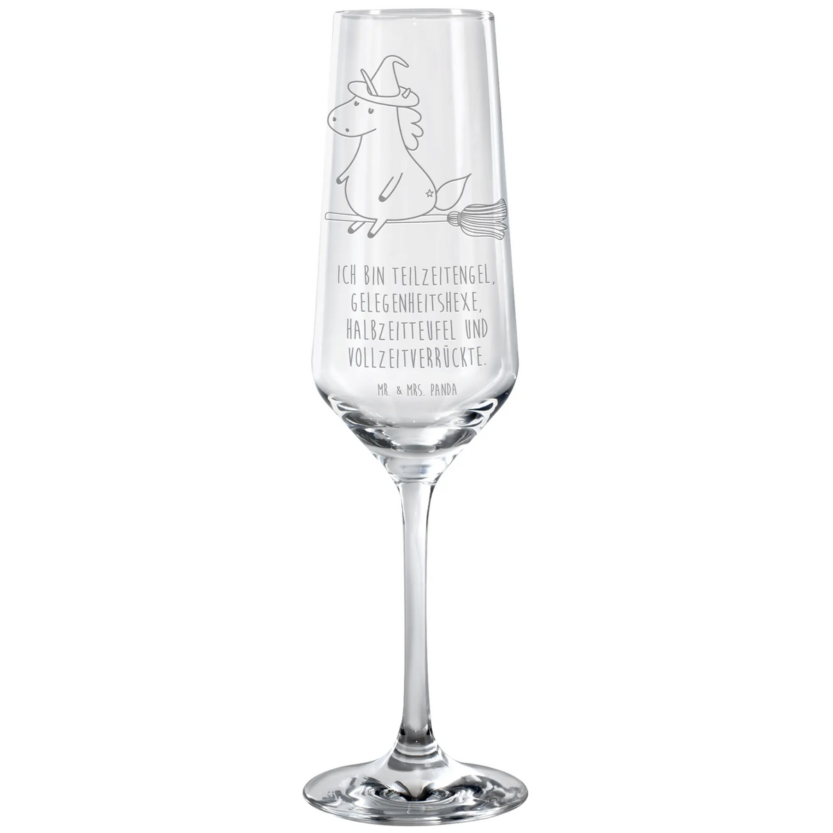 kieliszek do sektu jednorożec Czarownica dekorglas, Sektglas mit Gravur, Sektglas graviert, Geschenkglas, Proseccoglas, Sektglas, Champagnerglas, Glas, Sektkelch, Trinkglas, graviertes sektglas, Schaumweinglas, Sektflöte, Kelchglas, Flute Glas, Unicorn, Einhorn, Einhörner, Einhorn Deko, Zicke, Ehefrau, Verrückte, Leben, Engel, Frau, Freundin, Hexe, Teufel