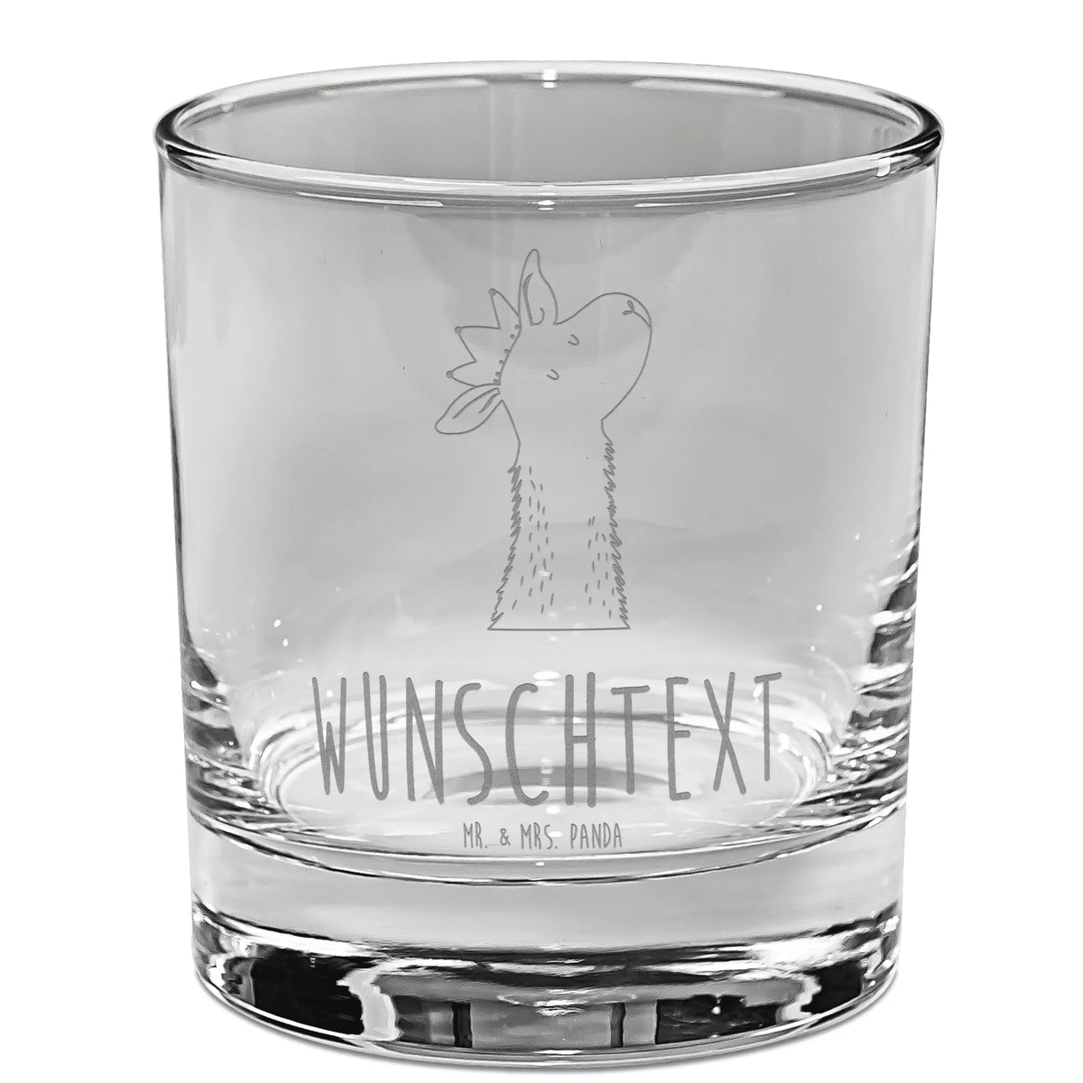 Personalized Whiskey Glass llama head king Llama, alpaca, trendy animal, colleague, girlfriend, office colleague, mum, supervisor, high school graduation, king