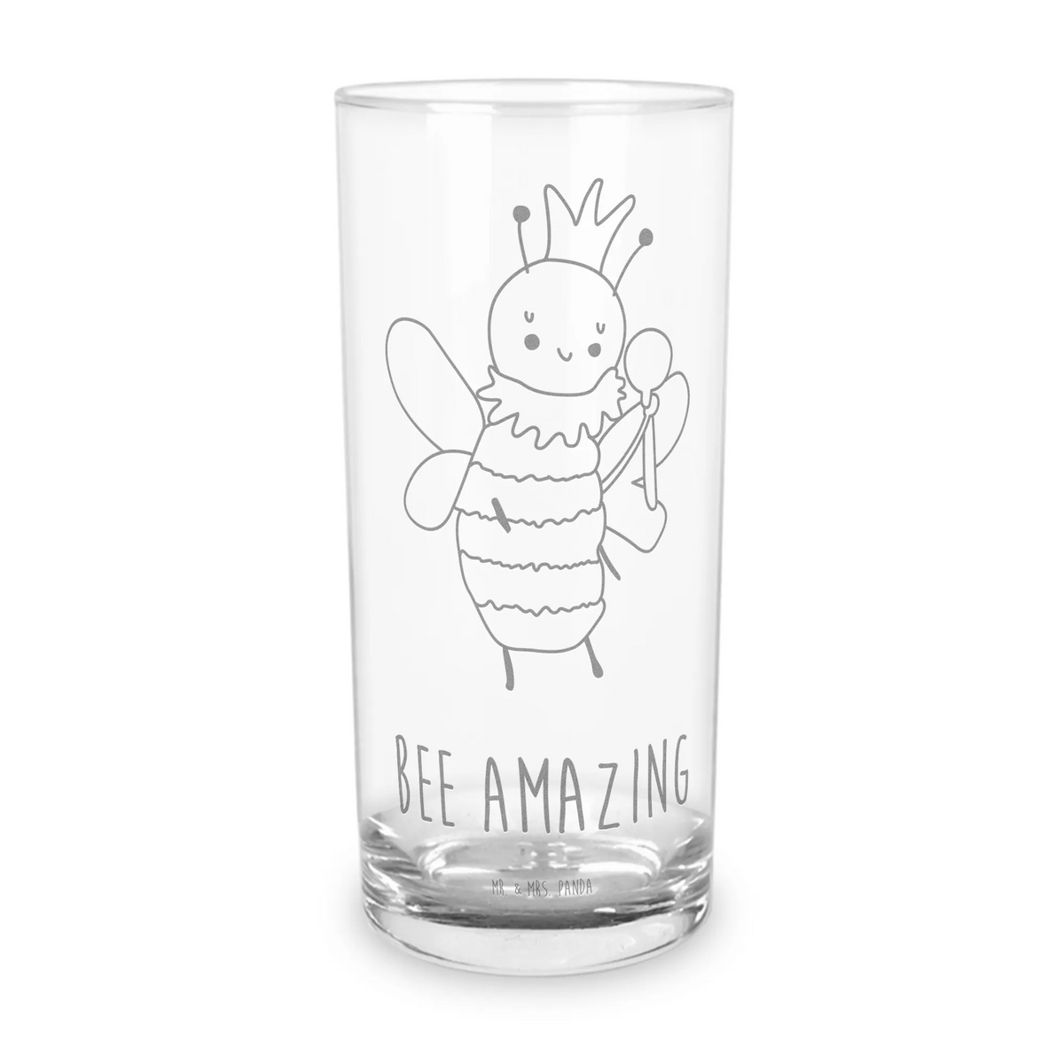Wasserglas Biene König Panda Glas, getränkeglas, küchenglas, Partyglas, Alltagsglas, Saftglas, Wasserbecher, Trinkglas, Wasserglas, Longdrinkglas, Trinkbecher Glas, haushaltsglas, Cocktailglas, Geschenkglas, Geschenk Glas, Tumbler, Glas, tischglas, Glasbecher, Biene, Wespe, Hummel